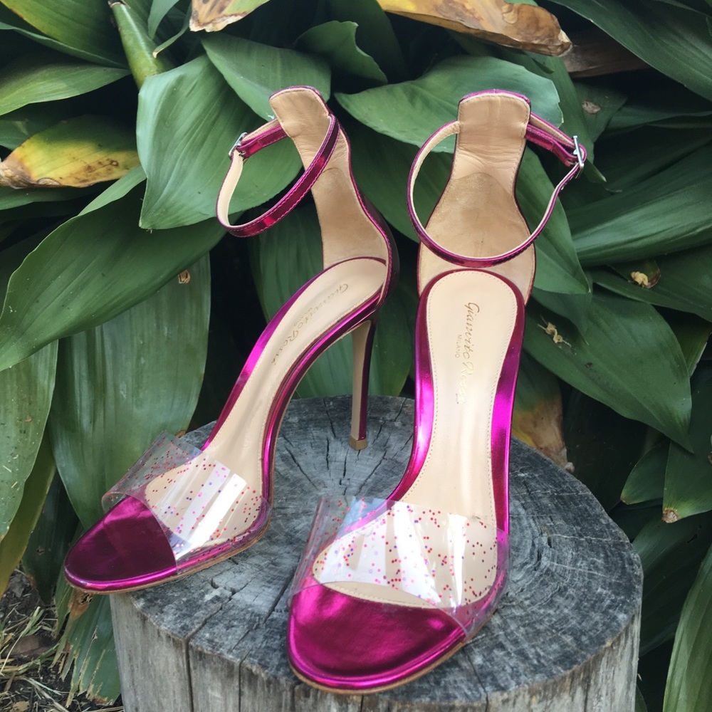 Gianvito Rossi Pretty in Pink Party Heel